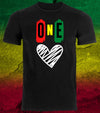 “One Love” short sleeved t-shirt