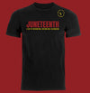 JUNETEENTH short sleeved T