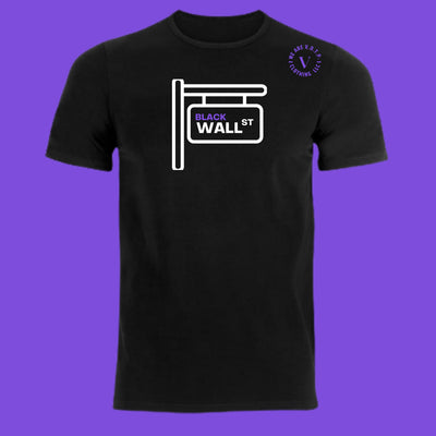 Black Wall Street short sleeved T