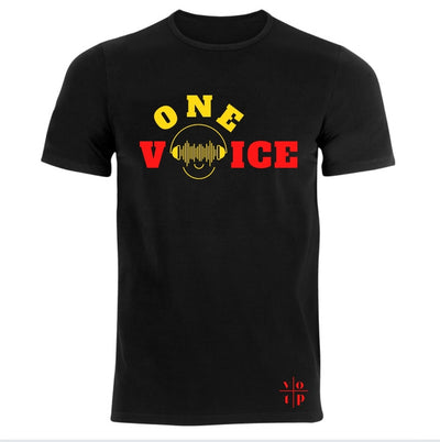 ONE VOICE 'HEADPHONES" SHORT SLEEVE T