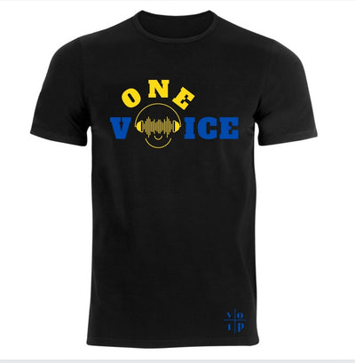 ONE VOICE 'HEADPHONES" SHORT SLEEVE T