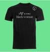 I love you black woman short sleeved T